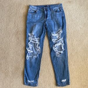 Fashion Nova Highly Distressed Jeans